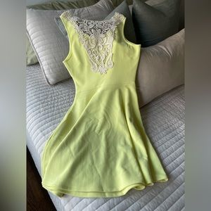 GB Yellow Skater Dress